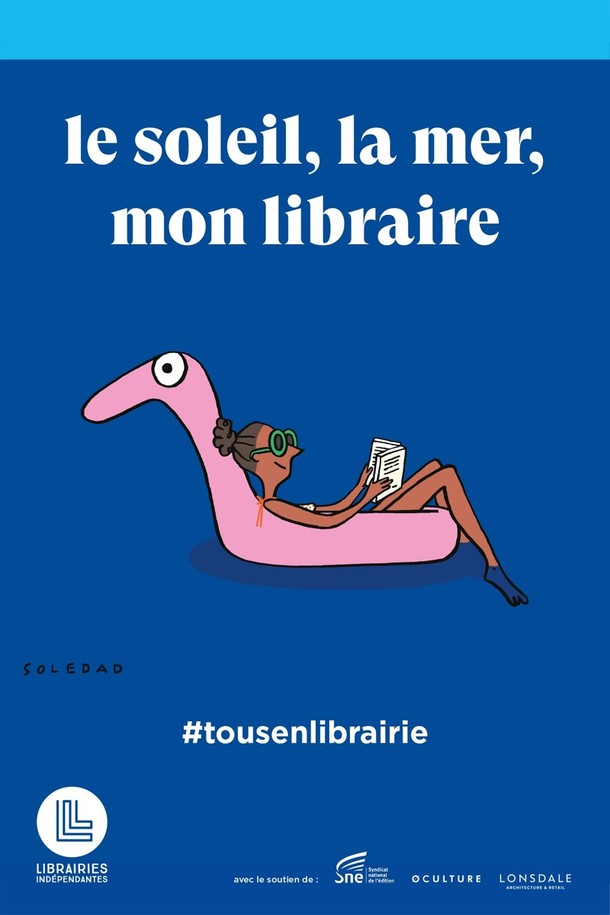 Le soleil, la mer, mon libraire Tous en librairie !
