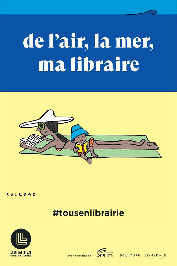 De l'air, la mer, mon libraire Tous en librairie !