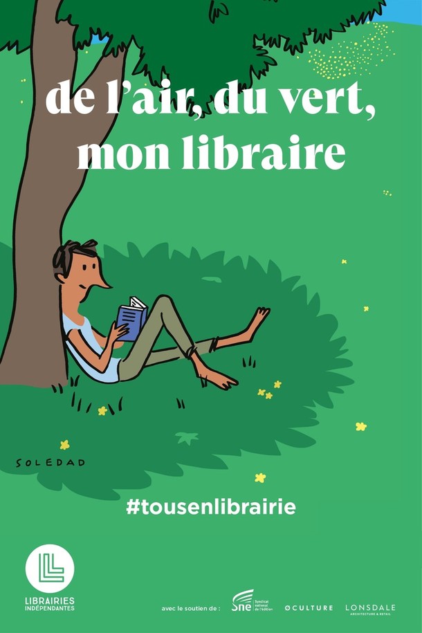 De l'air, du vert, mon libraire Tous en librairie !