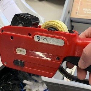 Etiqueteuse Etiqueteuse rouge