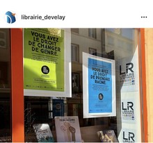 Affiches Vous avez le droit en librairie