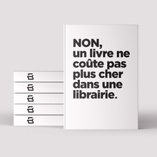 Non, un livre ne coûte pas plus cher dans une librairie