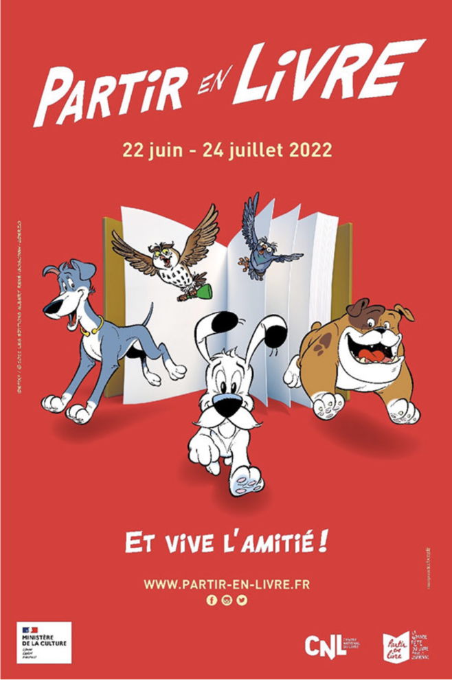 © Partir en Livre - Centre national du livre Affiche Partir en livre 2022