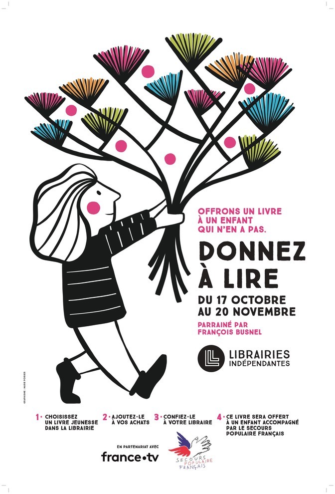 ©Marie Poirier Affiche Donnez à lire 2022