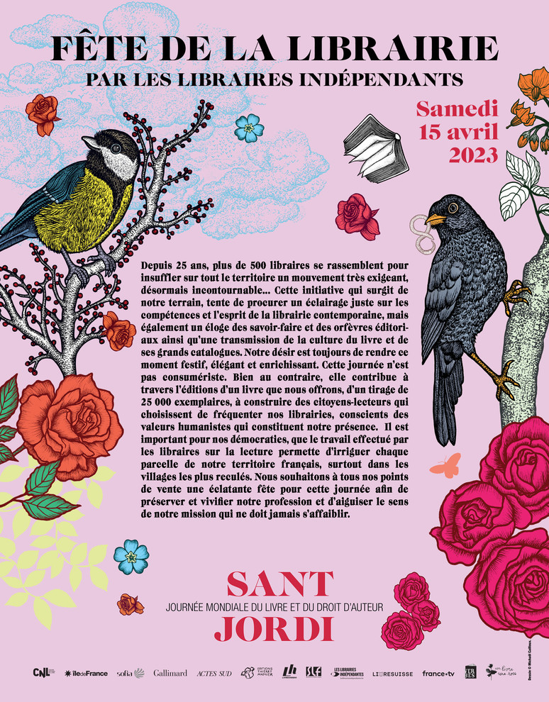 Fête de la librairie indépendante 2023 Visuel Fête de la librairie indépendante 2023