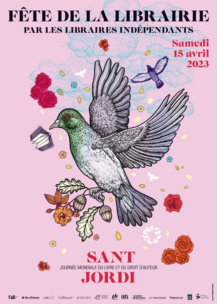 Fête de la librairie indépendante 2023 Affiche Fête de la librairie indépendante 2023