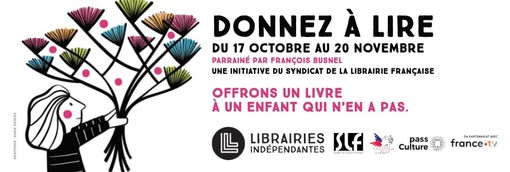 Donnez à lire 2023 : rejoignez les 600 librairies participantes !